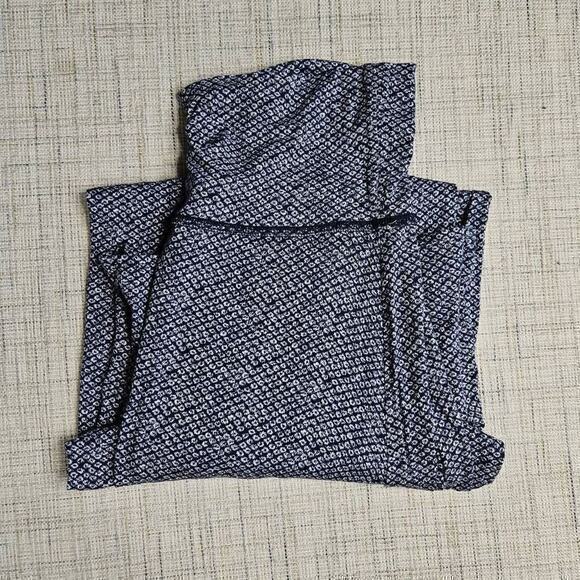 Max Studio Abstract Navy White Maxi‎ Skirt Size Medium - Picture 2 of 7